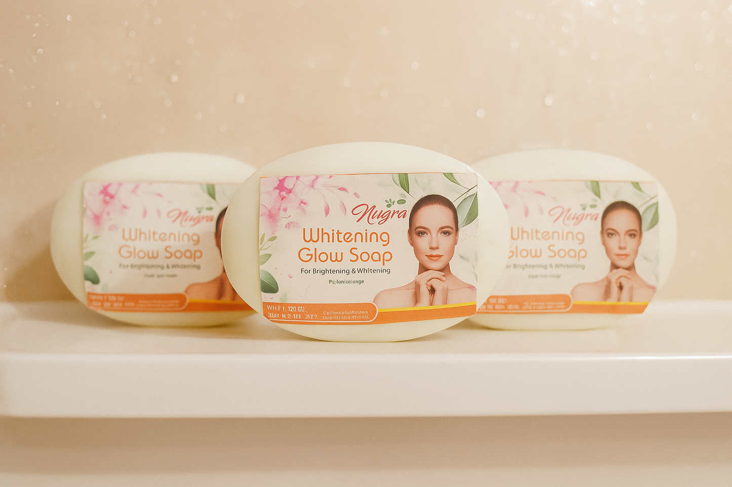Nuqra Whitening Glow Soap 3 Piece Combo