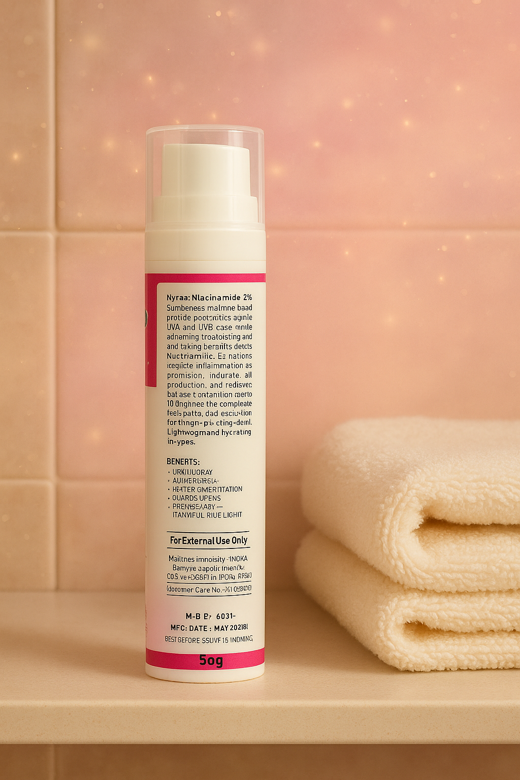 Nuqra Anti-Aging Glowing Skin Sunscreen – Protect, Glow, Rewind Time